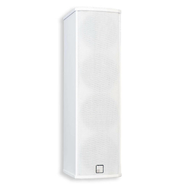Active column speaker with Dante®, DSP and Power over ethernet
